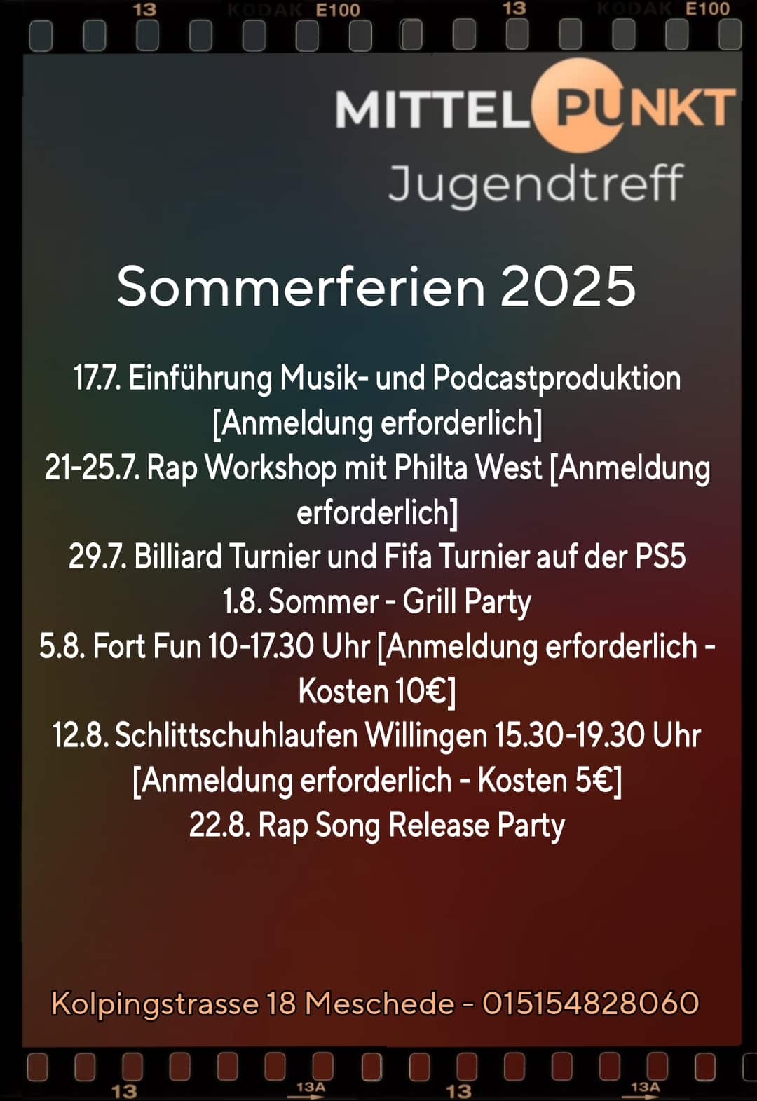 Sommerferien im Mittelpunk Meschede