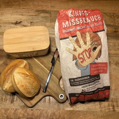 Kindesmissbrauch kommt uns nicht in die Tüte!