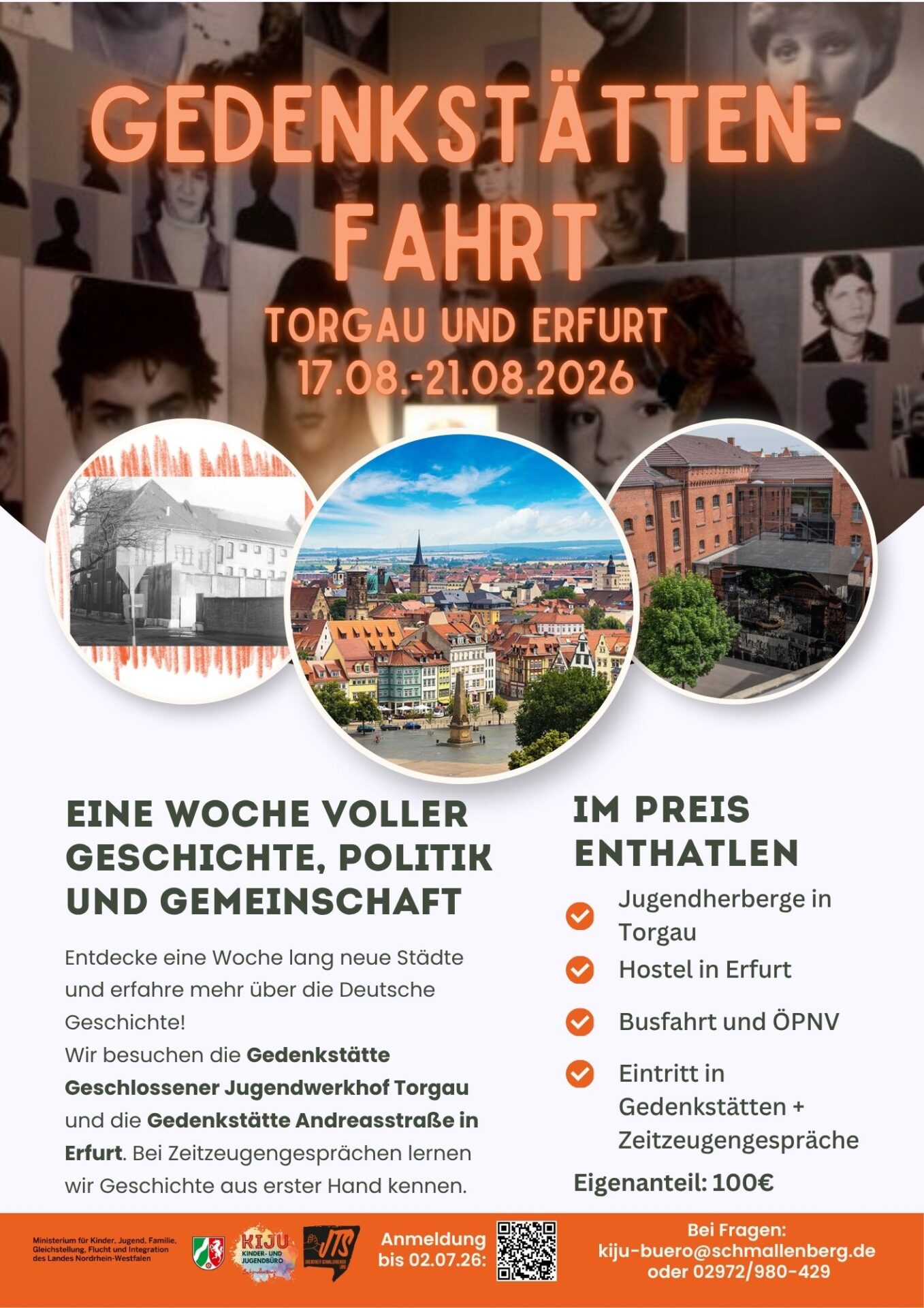 Gedenkstättenfahrt Schmallenberg 2026