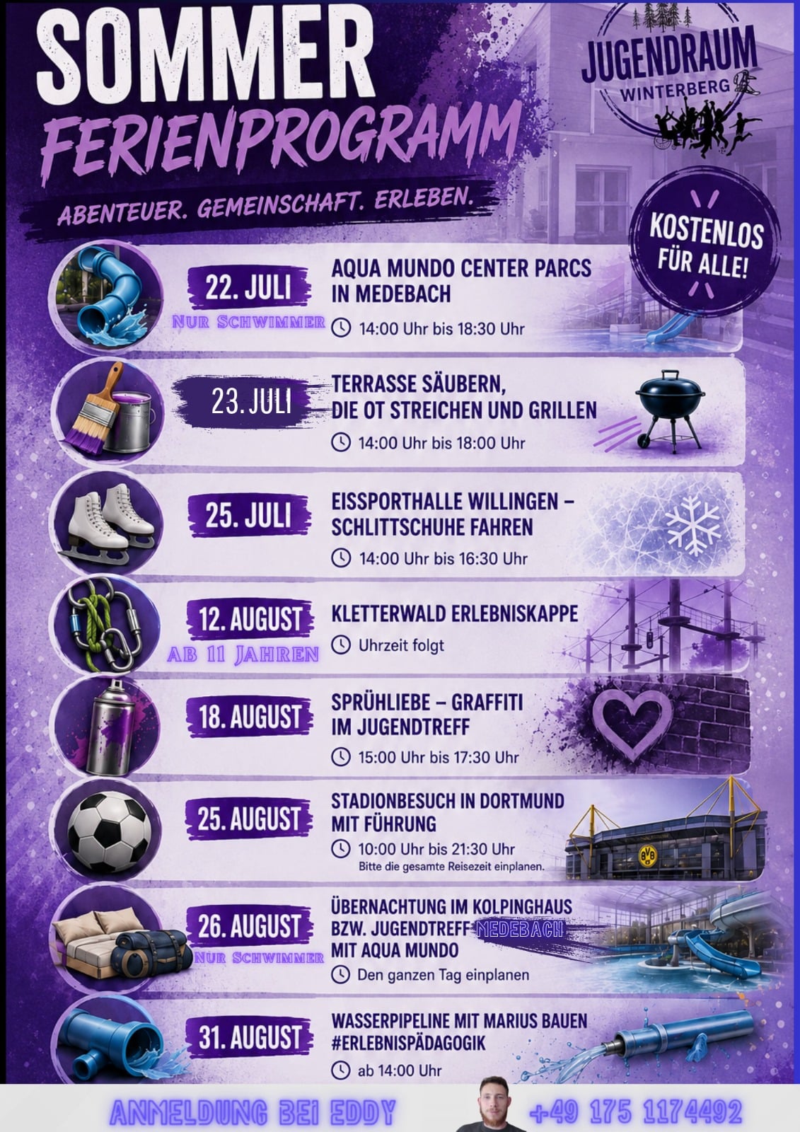 Sommerferienprogramm 2026 – OT Winterberg